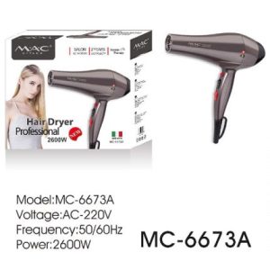 سشوار فوق حرفه ای مک استایلر مدل MC-6673A