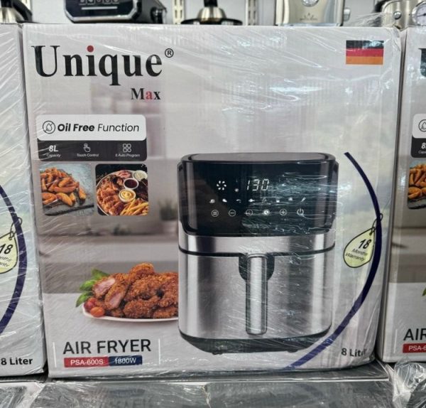 سرخ کن بدون روغن یونیک مکس 8 لیتری 1800 وات مدل PSA_600