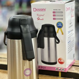 فلاسک استیل پمپی 4 لیتری مارک دسینی مدل 300
