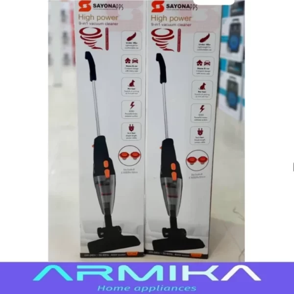 جارو عصایی سیمی سایونا sayona مدل 2440 دارای فیلتر اضافه