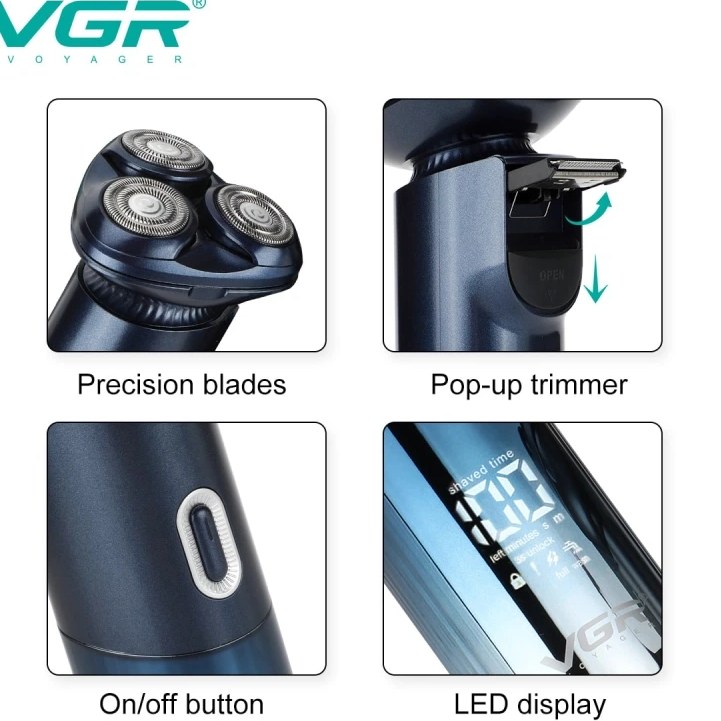 ماشین اصلاح موی صورت وی جی آر مدل VGR-392