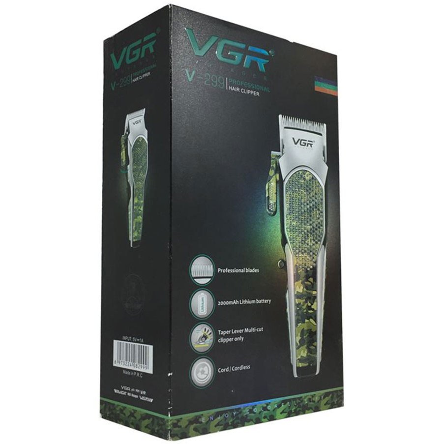 ماشین اصلاح وی جی آر مدل V-299 با تکنولوژی برش مستقیم