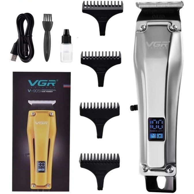 ماشین اصلاح وی جی آر مدل V905 با تیغه استیل ضد زنگ
