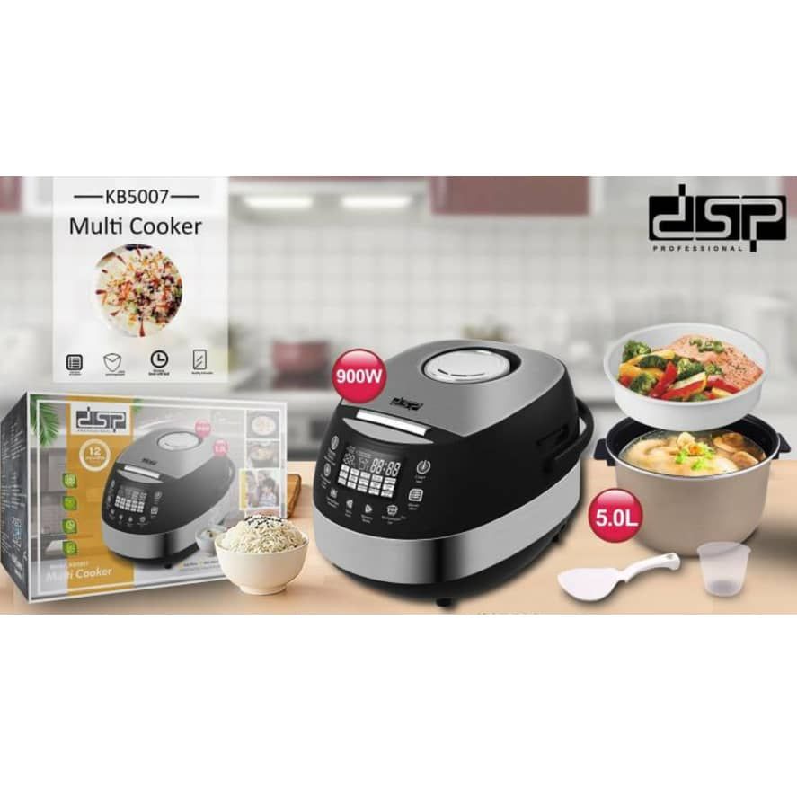 پلوپز دی اس پی مدل KB5007 ظرفیت ۶ لیتر استیل چند کاره