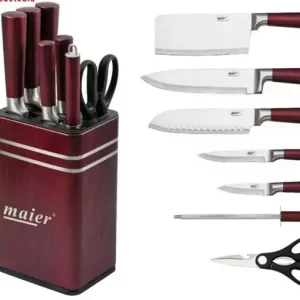 سرویس چاقو آشپزخانه 8 پارچه مایر مدل MR-73