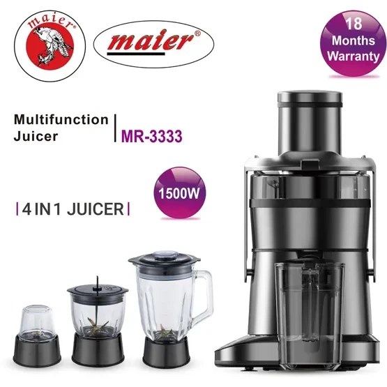 آبمیوه گیر ۴ کاره مایر مدل MR3333