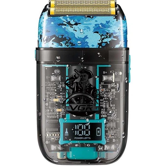 ماشین اصلاح وی جی آر مدل VGR V-352 ضد آب با برش خطی