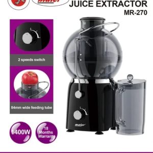 آبمیوه گیری مایر مدل MR270 تک کاره ۲ سرعته