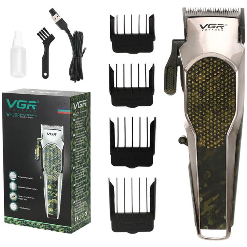 ماشین اصلاح وی جی آر مدل V-299 با تکنولوژی برش مستقیم