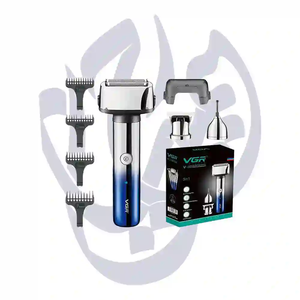 ماشین اصلاح وی جی آر مدل V-365 با تکنولوژی برش مستقیم و استیل ضد زنگ